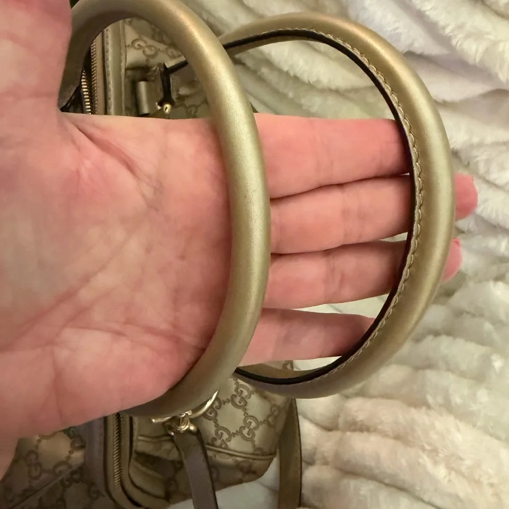Gucci GG Monogram Leather Sukey Boston Bag